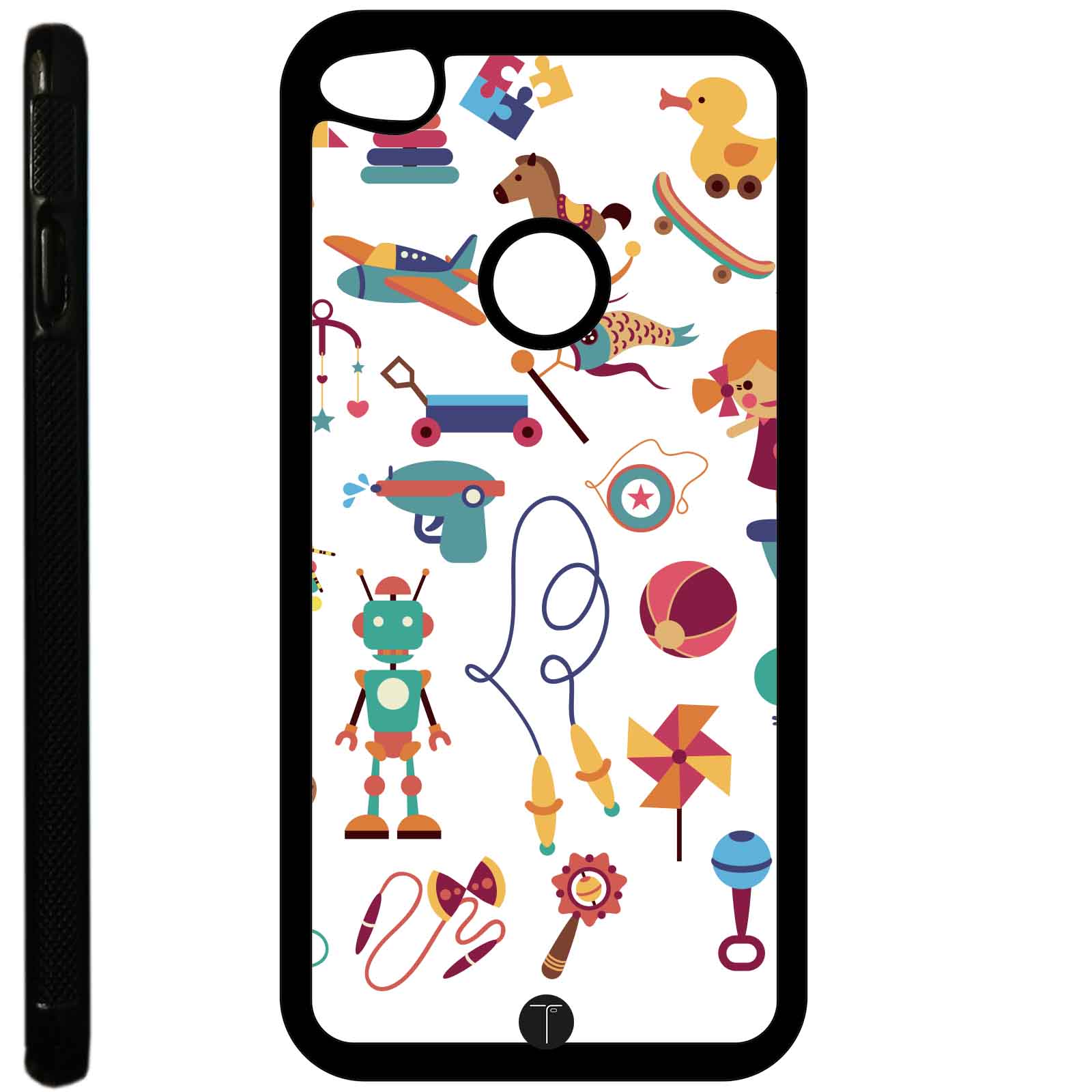 Custodia cover TPU GEL per Huawei P8 Lite 2017 -SB nera Design _1062_1079 - Foto 11 di 19