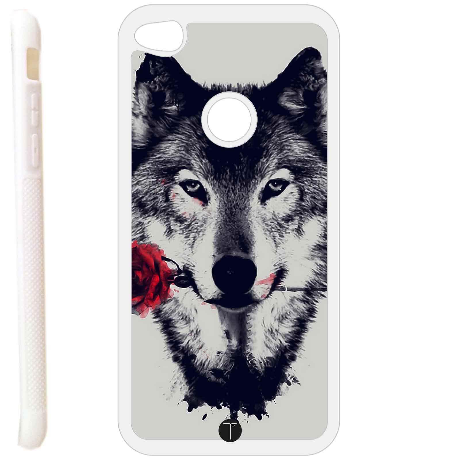 Custodia cover TPU GEL per Huawei P8 Lite 2017 -SB bianca Design _1116_1134 - Foto 10 di 19