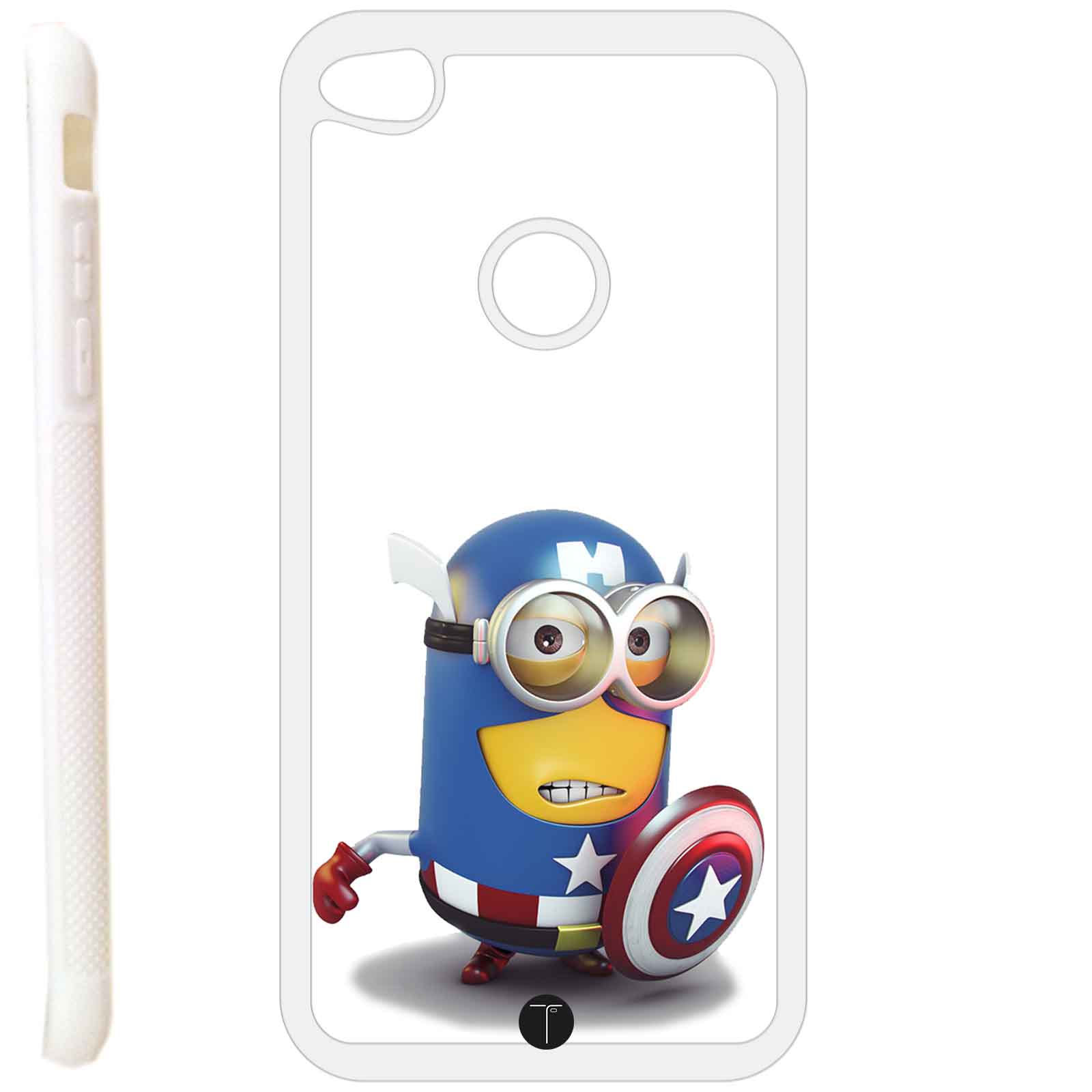 Custodia cover TPU GEL per Huawei P8 Lite 2017 -SB bianca Design _55_72 - Foto 10 di 19