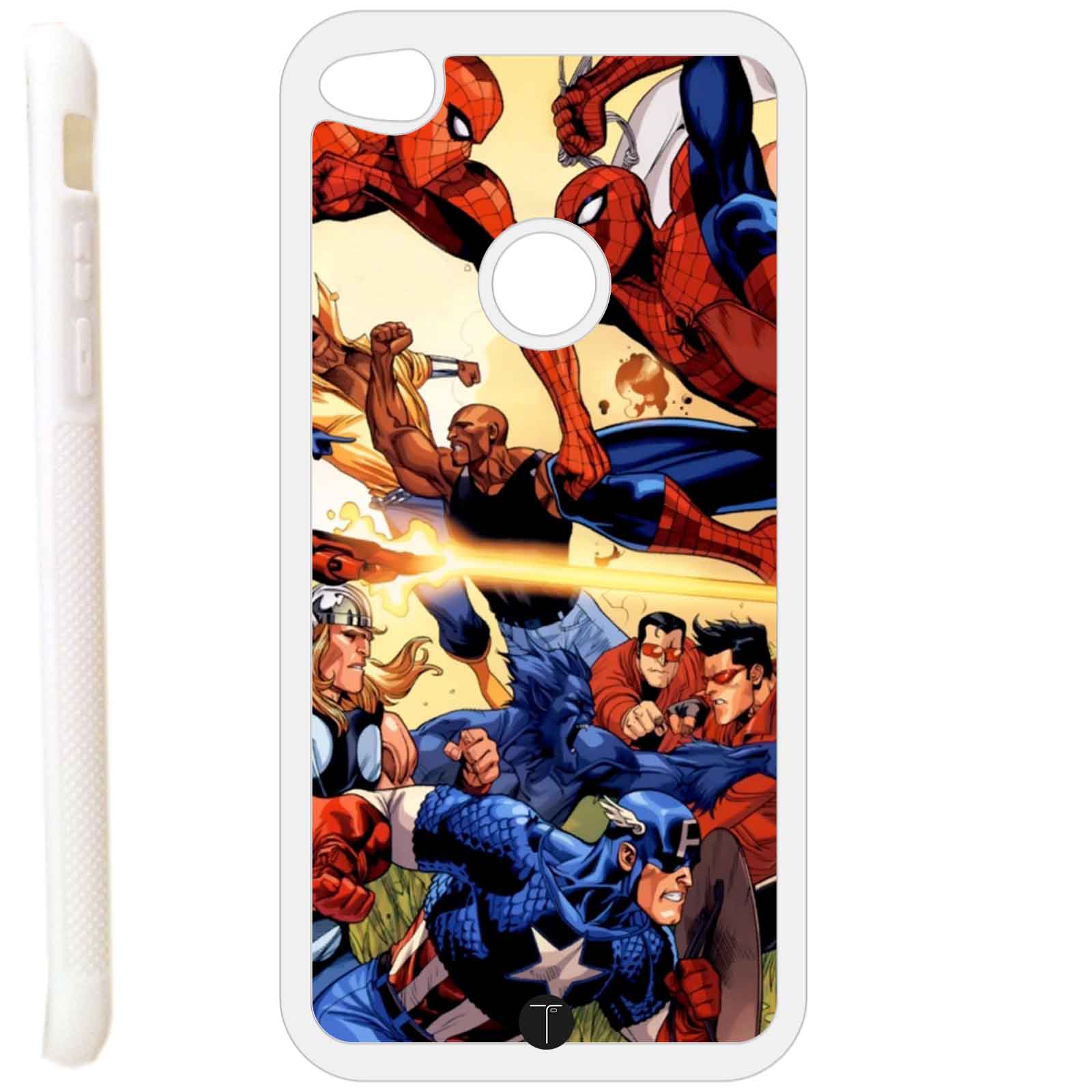 Custodia cover TPU GEL per Huawei P8 Lite 2017 -SB bianca Design _55_72 - Foto 19 di 19