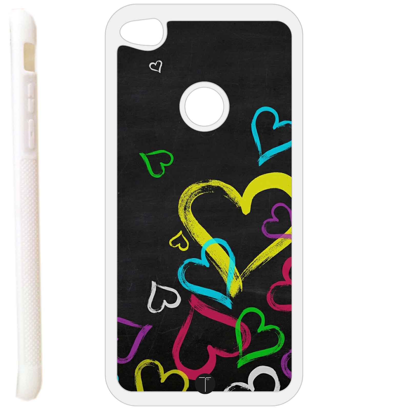 Custodia cover TPU GEL per Huawei P8 Lite 2017 -SB bianca Design _719_736 - Foto 5 di 19