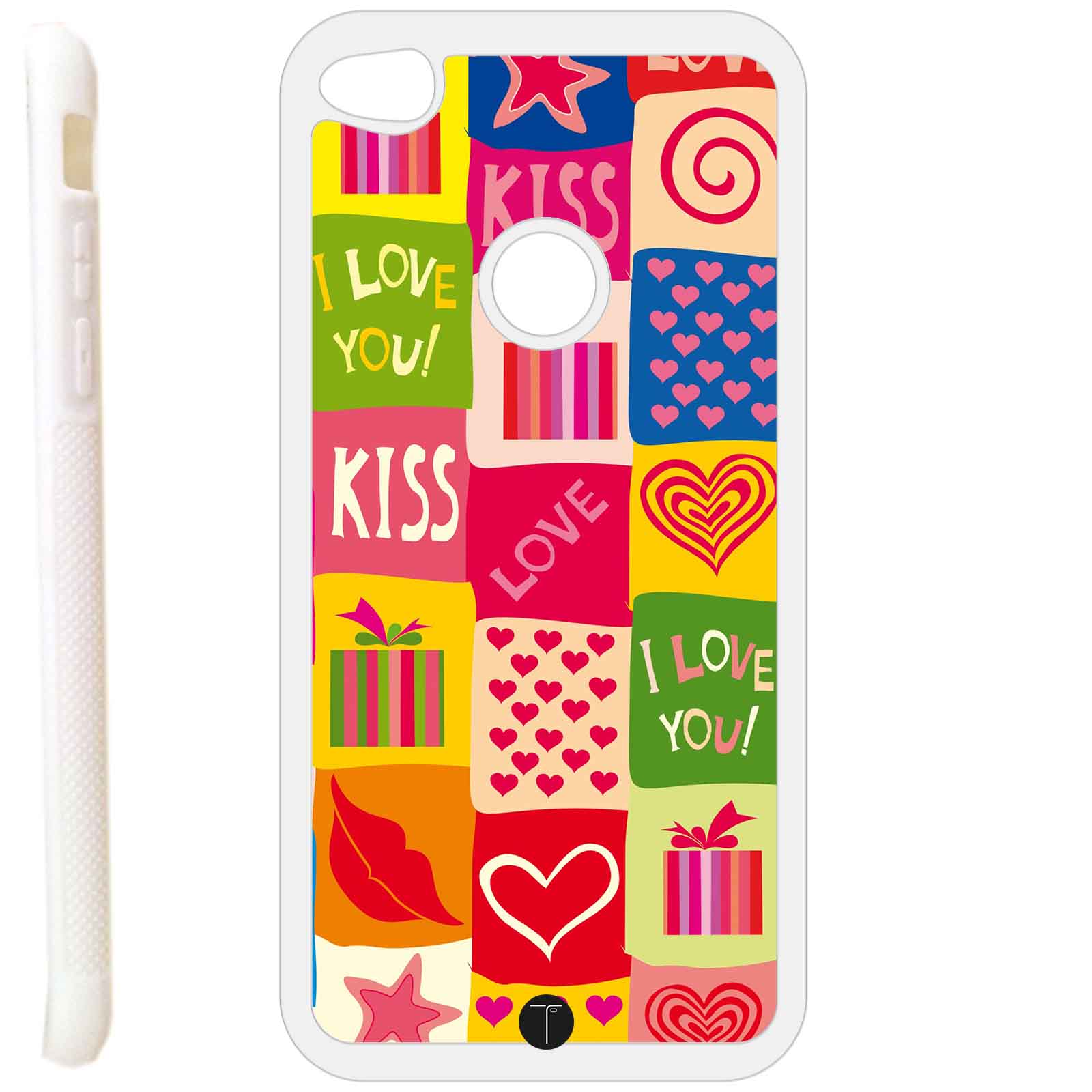 Custodia cover TPU GEL per Huawei P8 Lite 2017 -SB bianca Design _719_736 - Foto 9 di 19