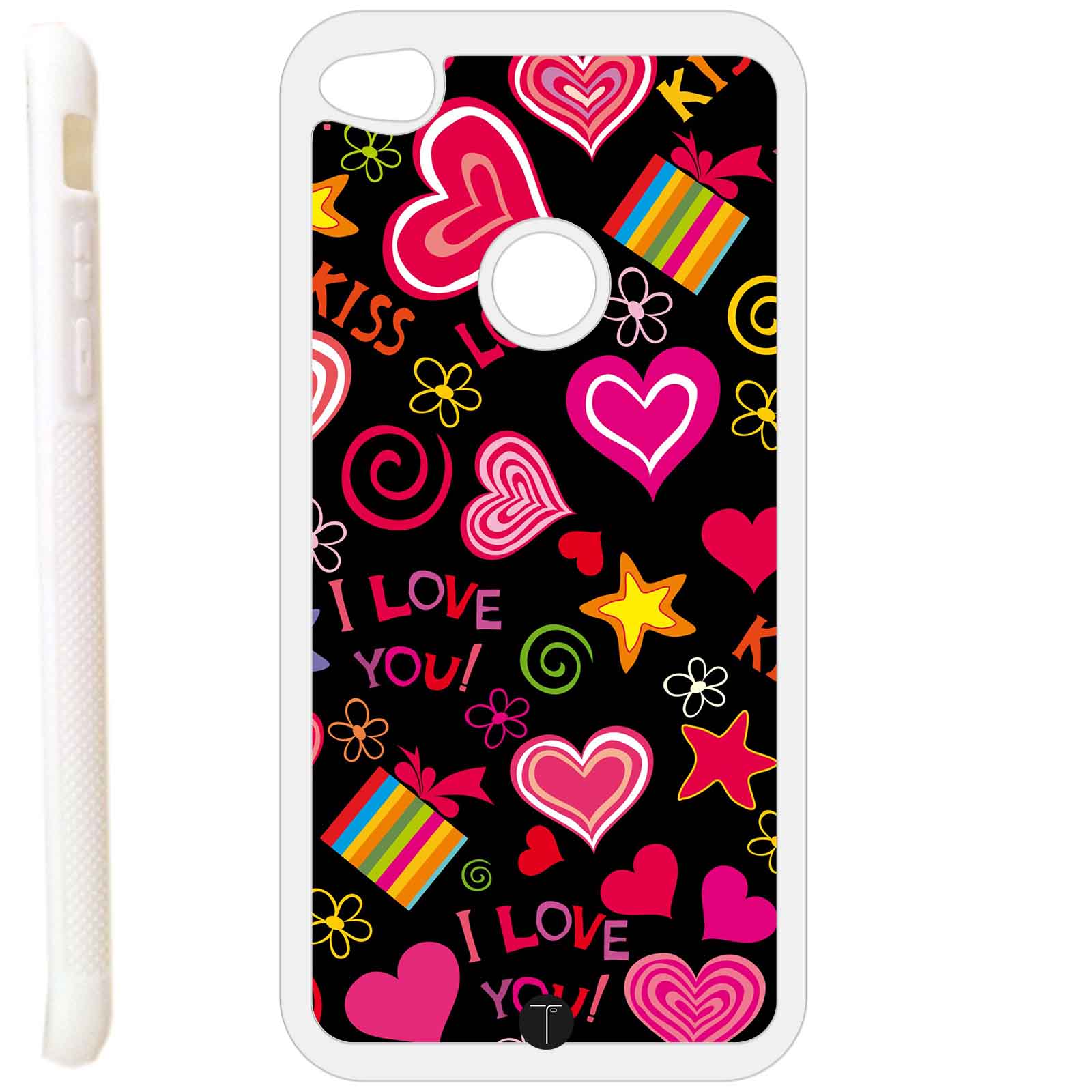 Custodia cover TPU GEL per Huawei P8 Lite 2017 -SB bianca Design _719_736 - Foto 10 di 19