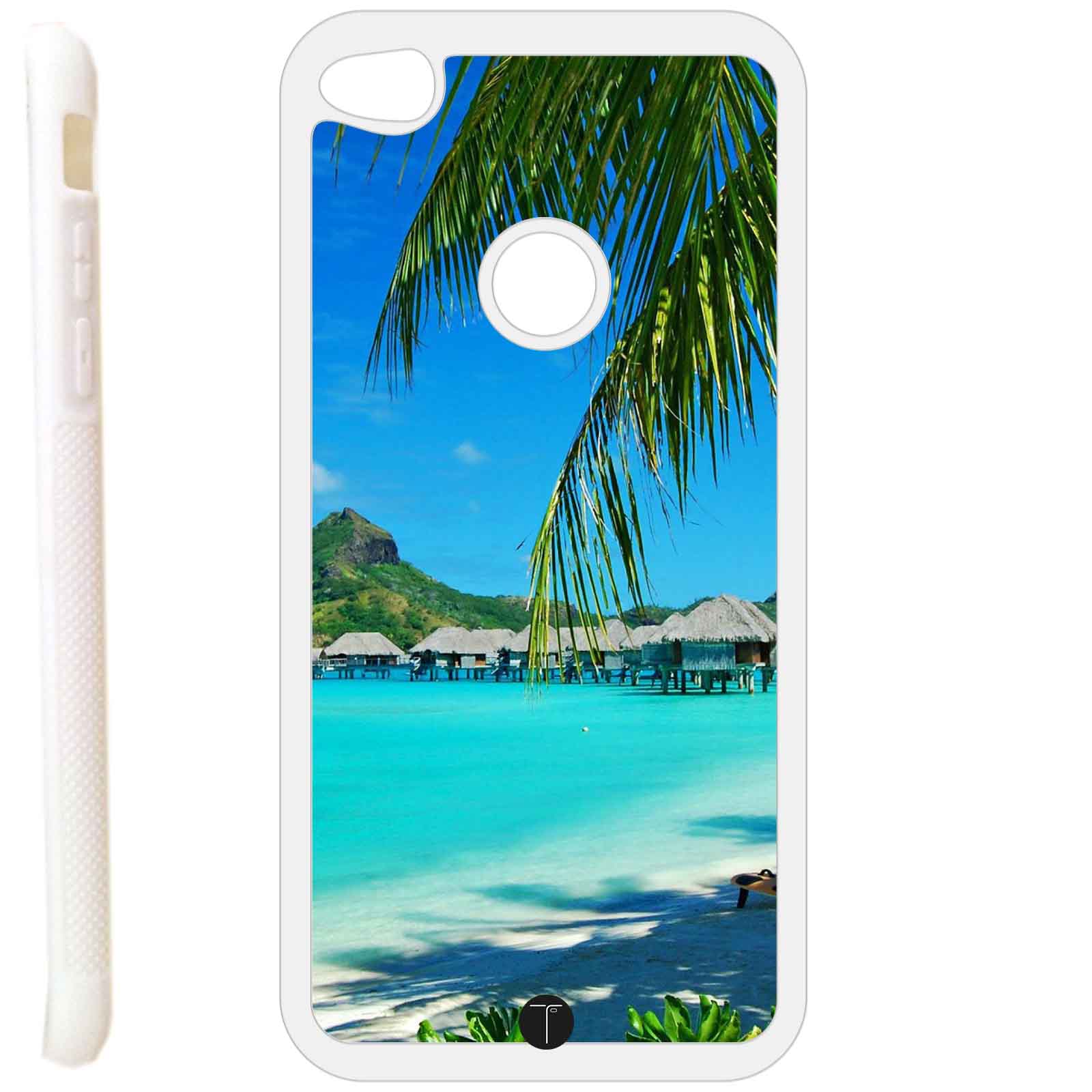 Custodia cover TPU GEL per Huawei P8 Lite 2017 -SB bianca Design _737_754 - Foto 7 di 19