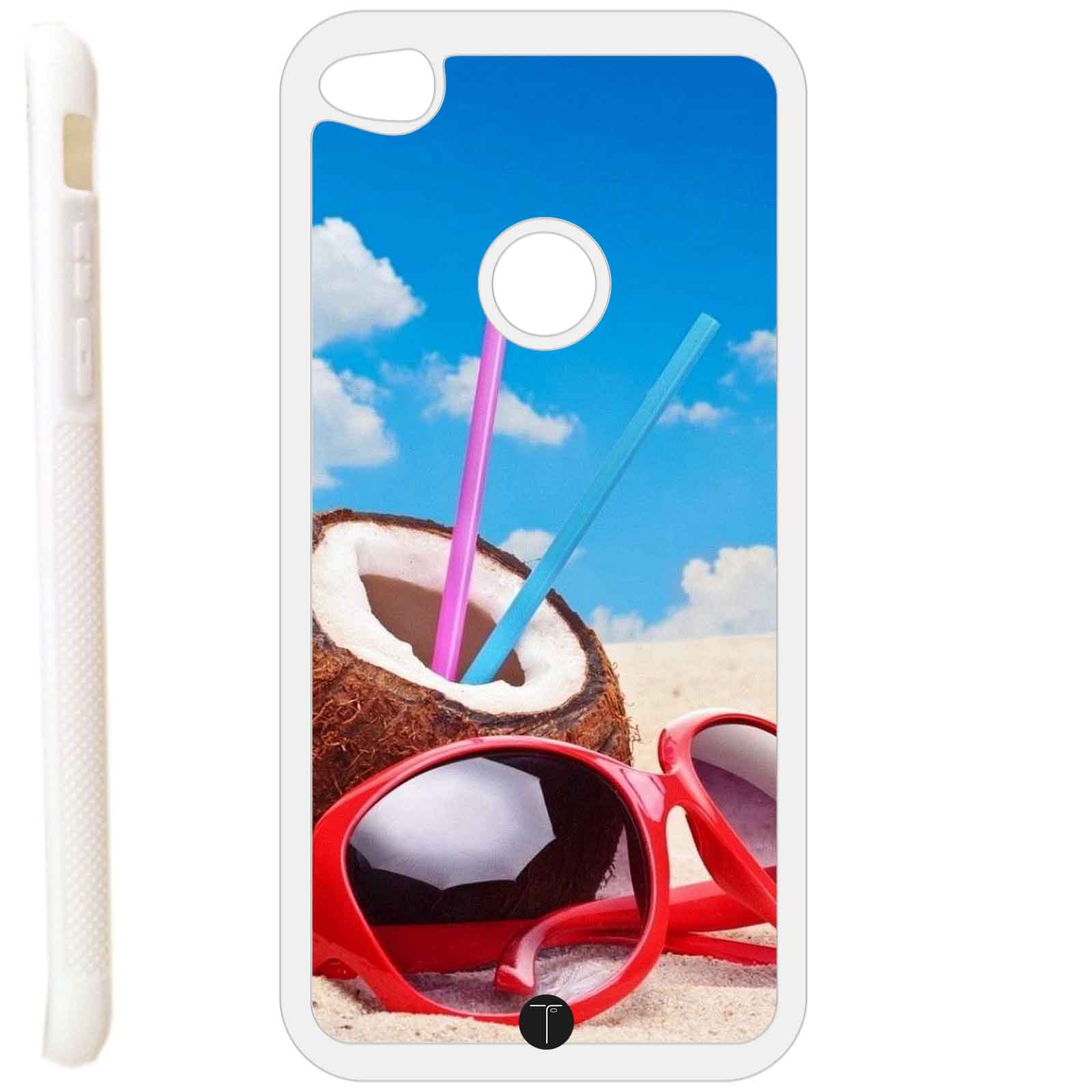 Custodia cover TPU GEL per Huawei P8 Lite 2017 -SB bianca Design _737_754 - Foto 8 di 19