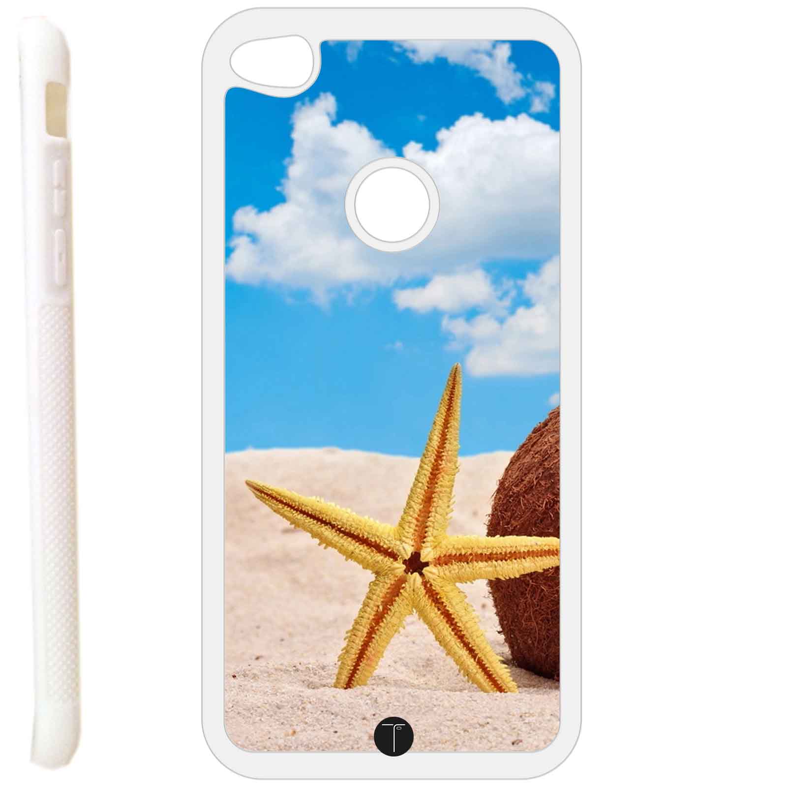 Custodia cover TPU GEL per Huawei P8 Lite 2017 -SB bianca Design _737_754 - Foto 15 di 19