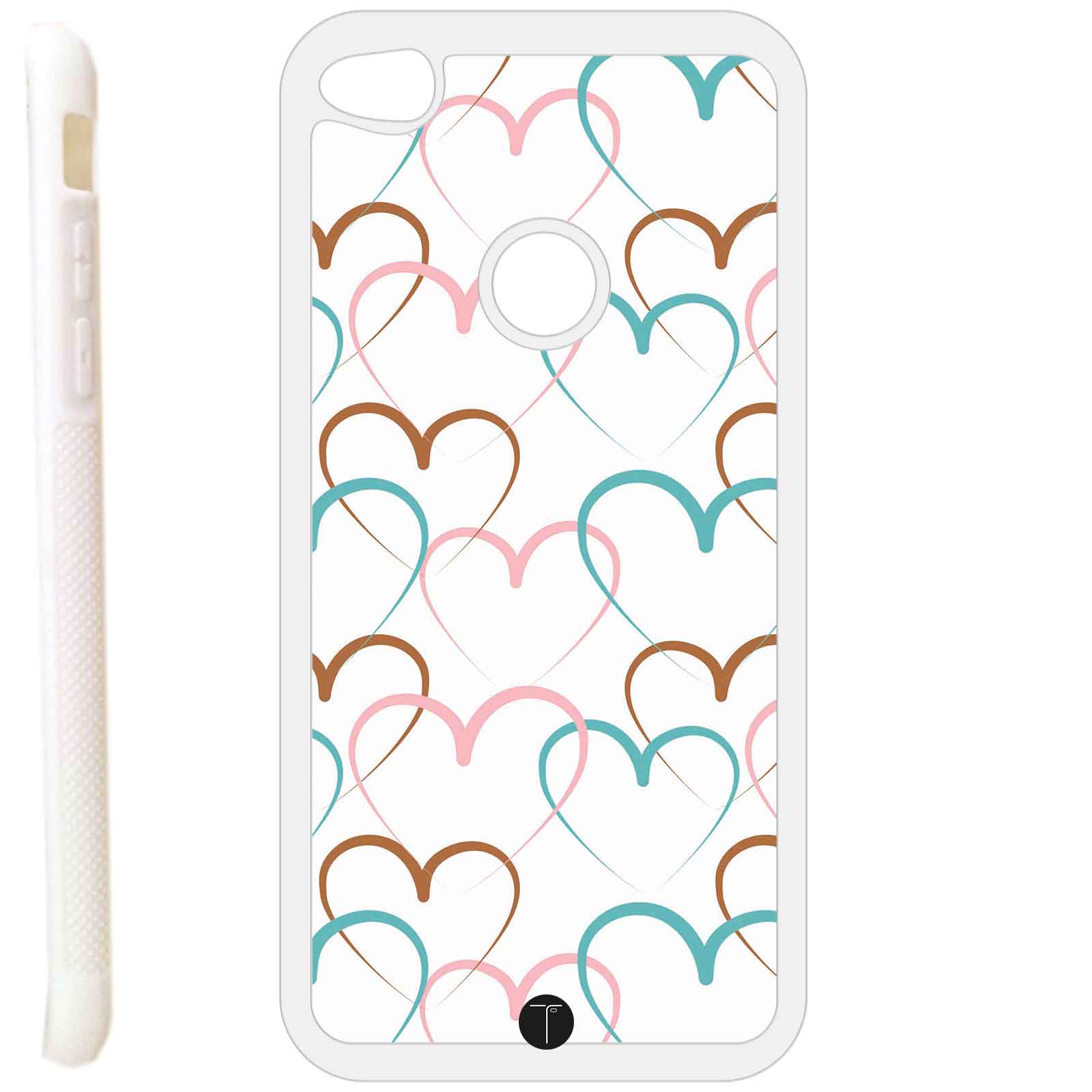 Custodia cover TPU GEL per Huawei P8 Lite 2017 -SB bianca Design _737_754 - Foto 17 di 19