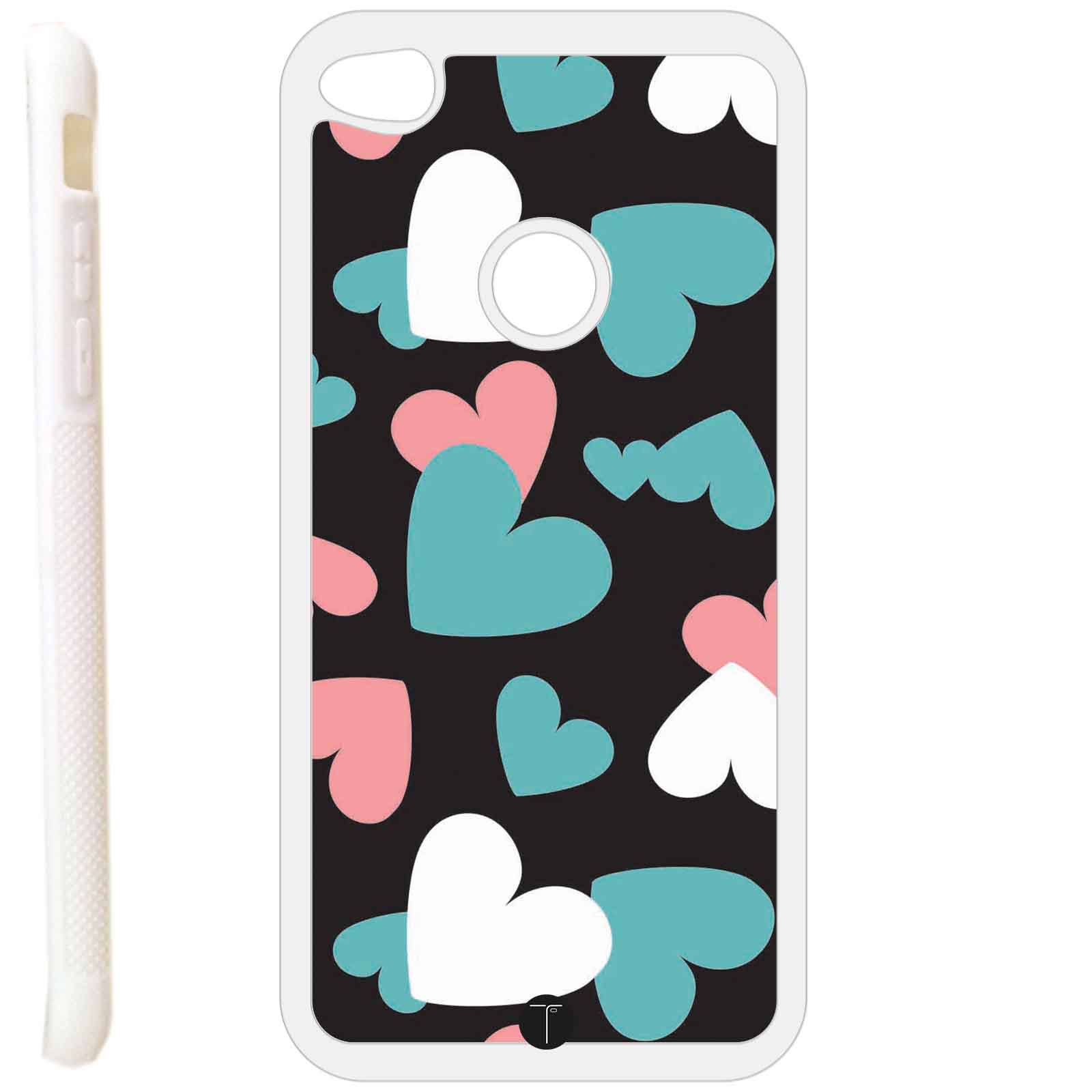 Custodia cover TPU GEL per Huawei P8 Lite 2017 -SB bianca Design _737_754 - Foto 18 di 19